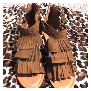 Minnetonka Suede Sandal